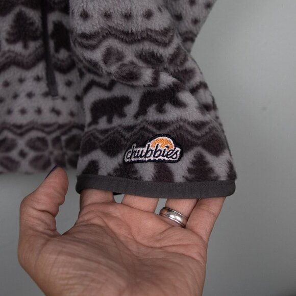 Chubbies Bear Hug fleece pullover-S - Picture 4 of 6